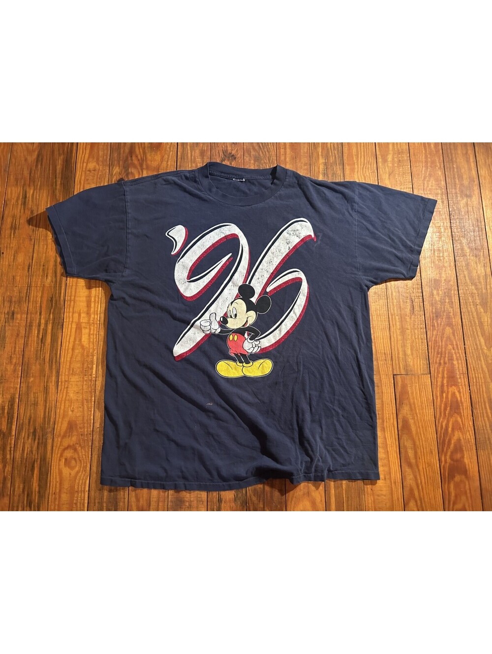 VTG Sz XL Walt Disney World Graphic T-Shirt Mickey Mouse 96